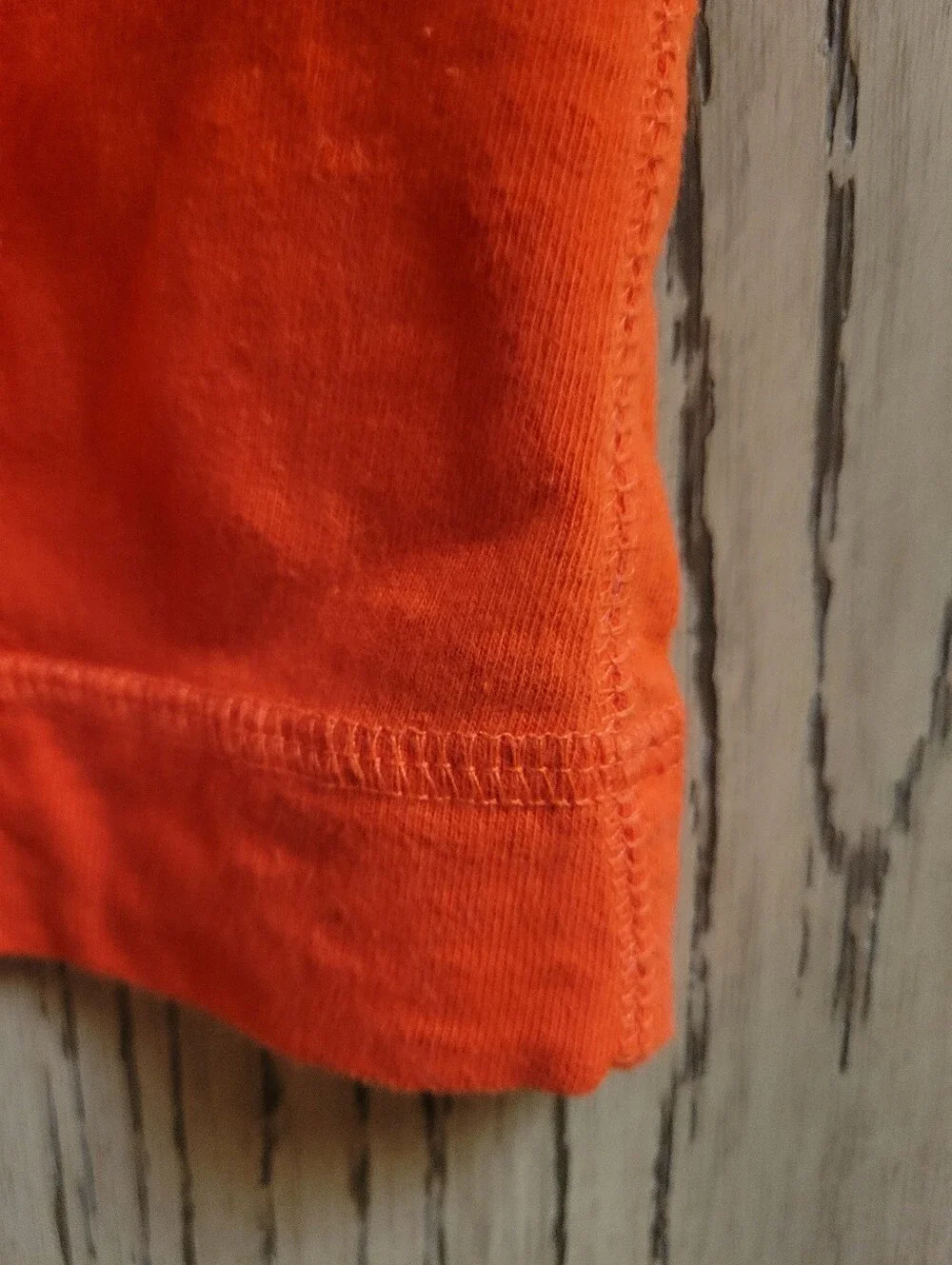 Vintage 90s NIKE Ringer T-Shirt CENTER SHWOOSH Racing Stripes Orange Adult LARGE